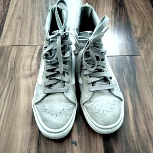 Vans gray high tops